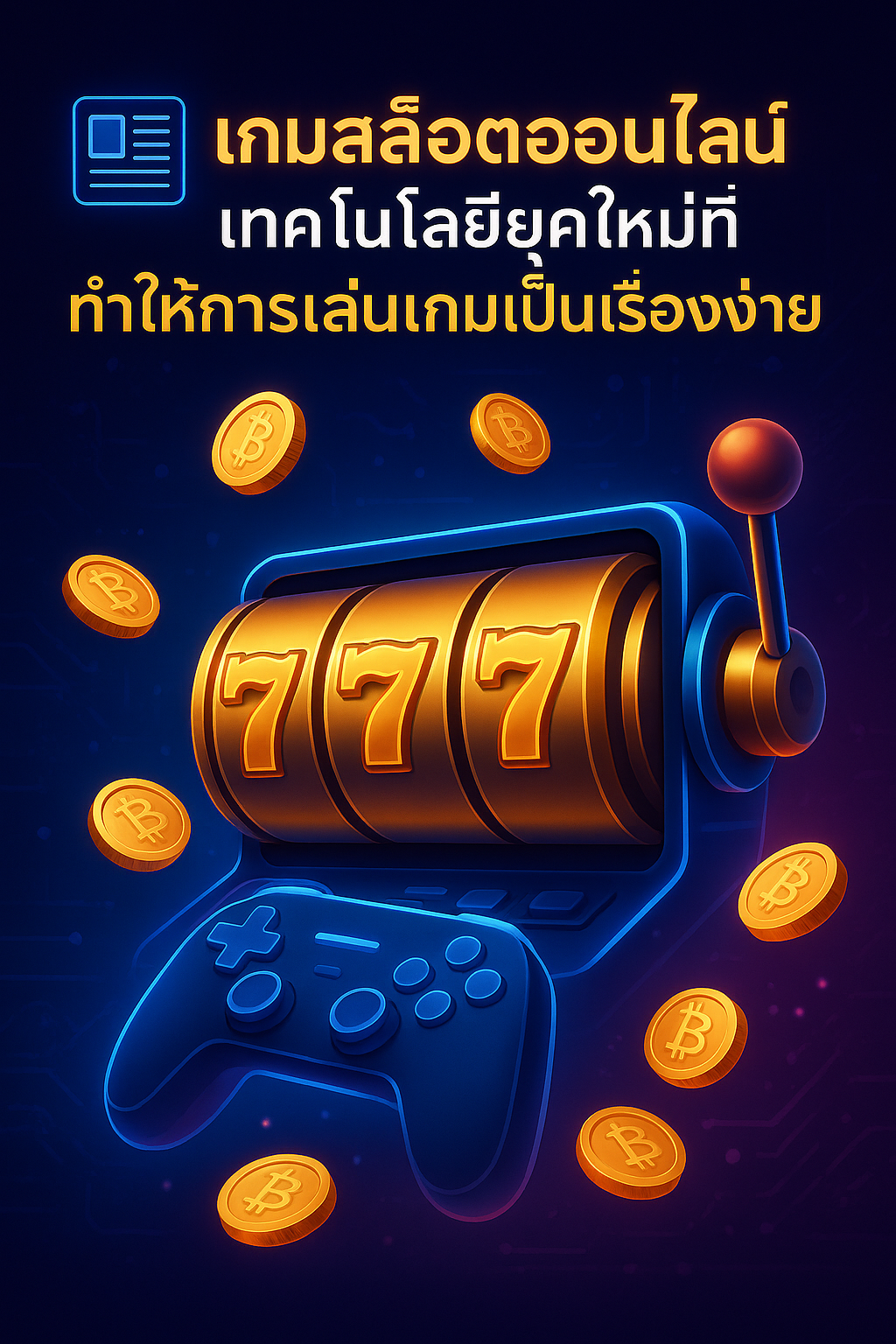 เกมสล็อตออนไลน์ เทคโนโลยียุคใหม่ที่ทำให้การเล่นเกมเป็นเรื่องง่าย